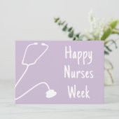 Wertsteigerung nach individuellem Happy Nurses Wee Dankeskarte (Stehend Vorderseite)