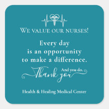 Wertungsaufkleber Nurse Week Monat Bulk