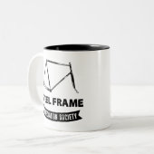 Wertungsgesellschaft für Stahlrahmen Zweifarbige Tasse (Vorderseite Links)