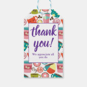 Wertungskaffee Vielen Dank Geschenkanhänger (Rückseite)