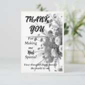 Wertungskarte Dankeskarte (Stehend Vorderseite)