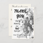 Wertungskarte Dankeskarte (Vorne/Hinten)