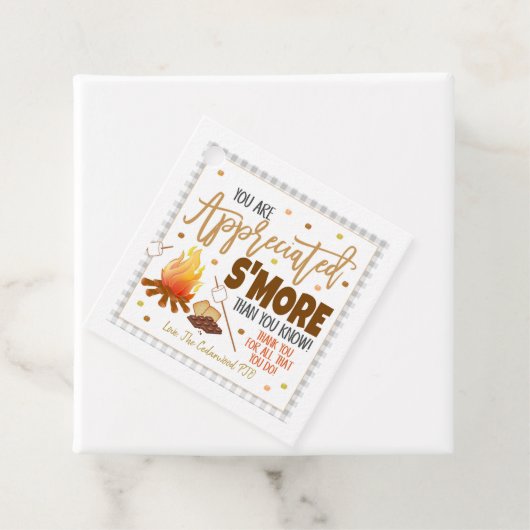 Wertungsmarke S'mores Geschenkanhänger (Beispiel)