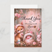 Wertvoll Baby, Babydusche Danke, Karten (Vorne/Hinten)