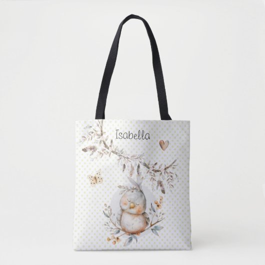 Wertvoll Baby Bird Wcolor Tasche (Vorderseite)