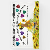 Wertvoll Baby Sunflower Theme Banner (Vertikal)