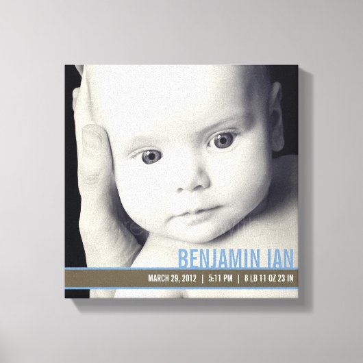 Wertvoll Band Kinderzimmer Leinwand Art - Blue (Vorderseite)