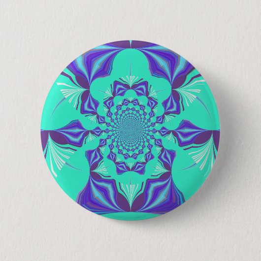 Wertvoll Blau Button (Vorderseite)