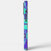 Wertvoll Blau Case-Mate iPhone Hülle (Rückseite / Links)