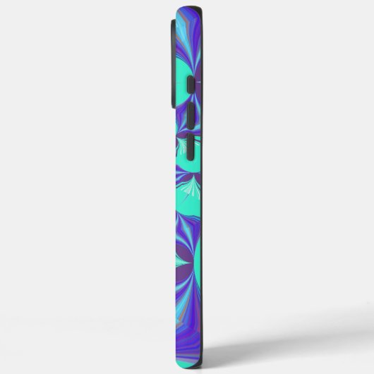 Wertvoll Blau Case-Mate iPhone Hülle (Rückseite / Links)