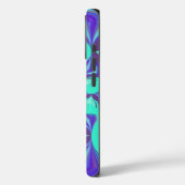 Wertvoll Blau Case-Mate iPhone Hülle (Rückseite / Links)