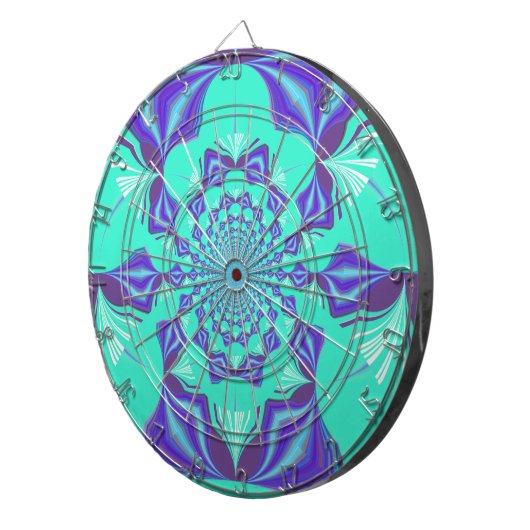 Wertvoll Blau Dartscheibe (Vorderseite rechts)