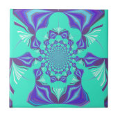 Wertvoll Blau Fliese (Vorderseite)