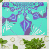 Wertvoll Blau Geschirrtuch (Gefaltet)