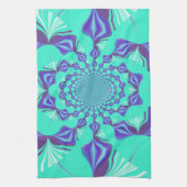 Wertvoll Blau Geschirrtuch (Vertikal)