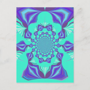 Wertvoll Blau Postkarte