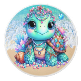 Wertvoll Bling Baby Turtles - Mehr unterwegs - Keramikknauf