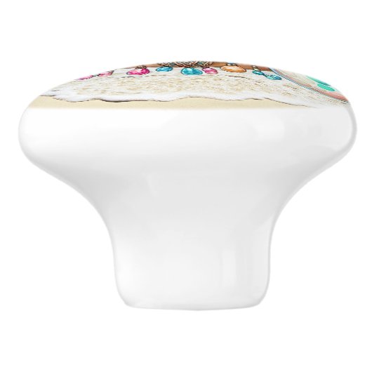 Wertvoll Bling Baby Turtles - Mehr unterwegs - Keramikknauf (Seitenansicht)