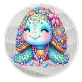 Wertvoll Bling Baby Turtles - Mehr unterwegs - Keramikknauf (Vorderseite)