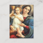 Wertvoll Blood St. Gertrude Gebet Heilige Karten (Vorderseite)