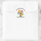 Wertvoll Cupcake Girl Kitchen Sticker (Tasche)