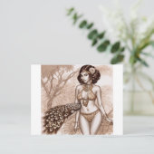 Wertvoll Delilah Postkarte (Stehend Vorderseite)