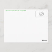 Wertvoll eins postkarte (Rückseite)