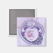 Wertvoll Heart Gastgeschenk Hochzeit Magnet (Vorderseite/Rückseite)