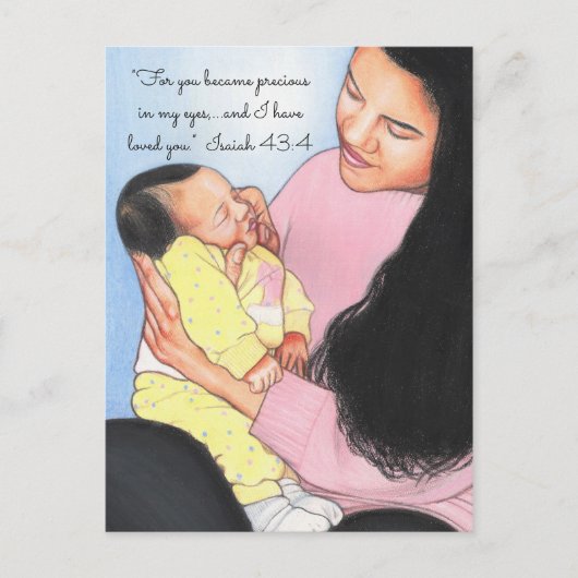 Wertvoll in meiner Eyes~Mama & Baby Postcard Postkarte (Vorderseite)
