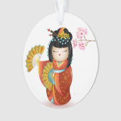 Wertvoll Japanisch Kokeshi Doll Ornament (Vorderseite)
