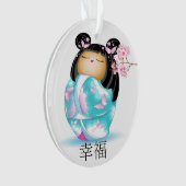 Wertvoll Japanisch Kokeshi Doll Ornament (Vorderseite)