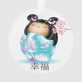 Wertvoll Japanisch Kokeshi Doll Ornament