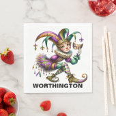 Wertvoll Jester Masquerade Theme Serviette (Beispiel)