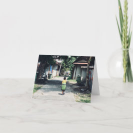 Wertvoll Little Baboo Dankeskarte