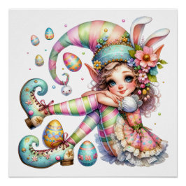 Wertvoll-Osterelf-Thema Poster