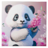 Wertvoll Panda Fliese (Vorderseite)