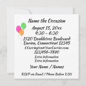 Wertvoll Panda Geburtstagseinladung Einladung (Rückseite)