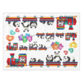 Wertvoll Panda Tablecloth - Tischüberdeckung Tischdecke (Vorderseite (Horizontal))