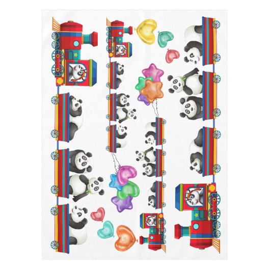 Wertvoll Panda Tablecloth - Tischüberdeckung Tischdecke (Vorderseite)