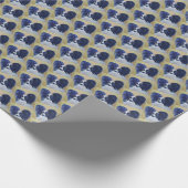 WERTVOLL PAPILLON GESCHENKPAPIER (Ecke)