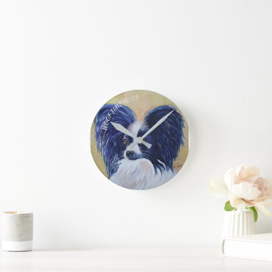 WERTVOLL PAPILLON RUNDE WANDUHR (Zuhause)