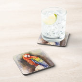 Wertvoll Parrot Cork Untersetzer (Rechte Seite)