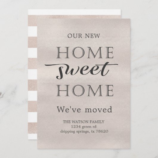 Wertvoll Pearl | Einladung zur Einberufung (Vorne/Hinten)