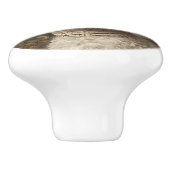 Wertvoll Poodle Keramikknauf (Seitenansicht)