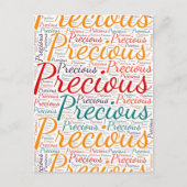 Wertvoll Postkarte (Vorderseite)