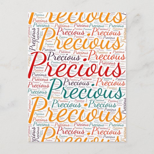 Wertvoll Postkarte (Vorderseite)