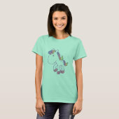 Wertvoll Rainbow Pony T-Shirt (Vorne ganz)