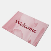 Wertvoll rosa fußmatte (Schrägansicht)