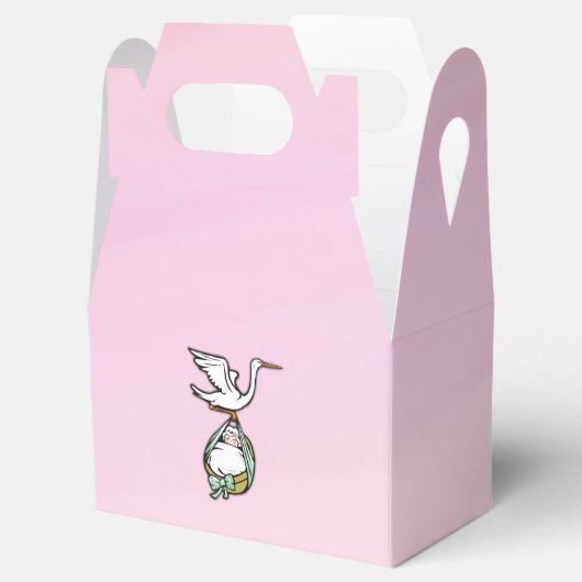 Wertvoll rosa geschenkschachtel (Geöffnet)