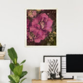 wertvoll-rosa-Peony Poster (Heimbüro)